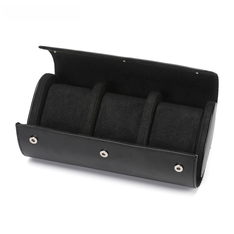 Rynx | Vintage Leather 3-Slot Men's Watch Box for Travel