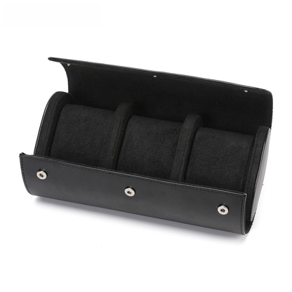 Rynx | Vintage Leather 3-Slot Men's Watch Box for Travel