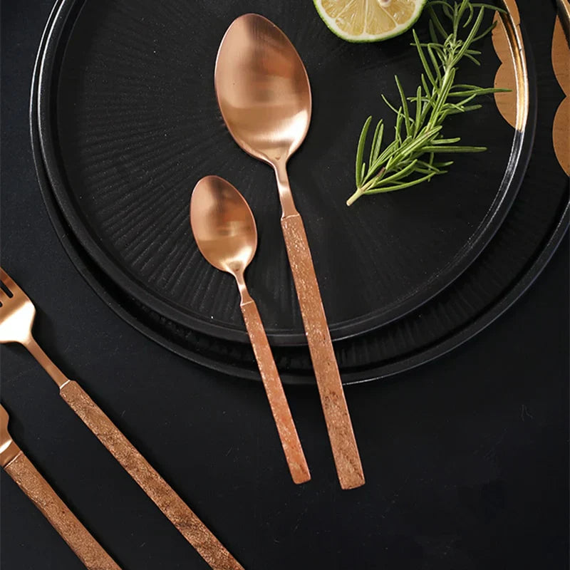 Rynx | Premium Cutlery Set - Elegance For Refined Dinner - Perfect Quality