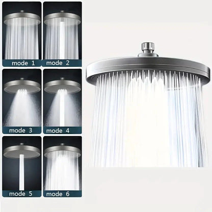 Rynx | Premium High Pressure Shower Head - Top Spray, Wide Coverage, Lotus Design