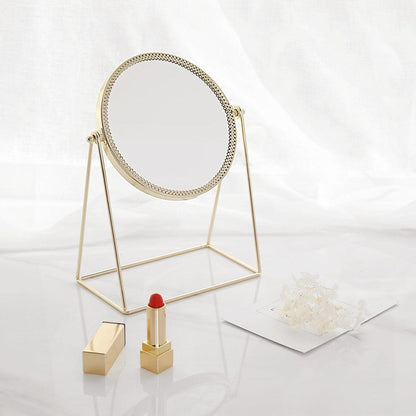 Rynx Elegance Gold Lace Round Mirror
