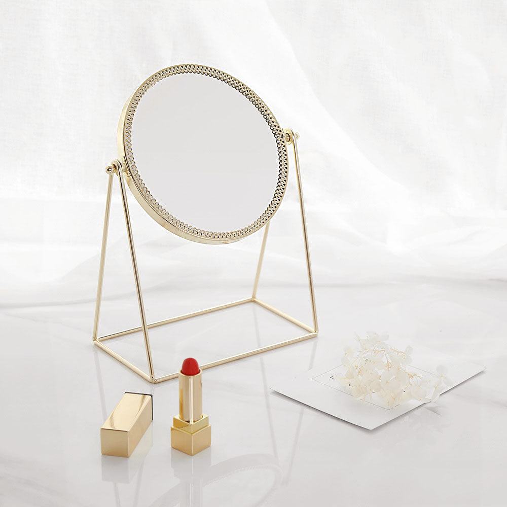 Rynx Elegance Gold Lace Round Mirror