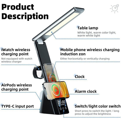 Rynx | LED Desk Lamp with Wireless Charger