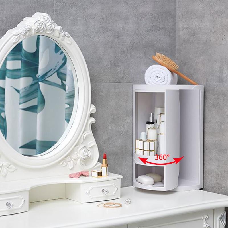 RYNX | Bathroom 360 degree rotatable triangle shelf