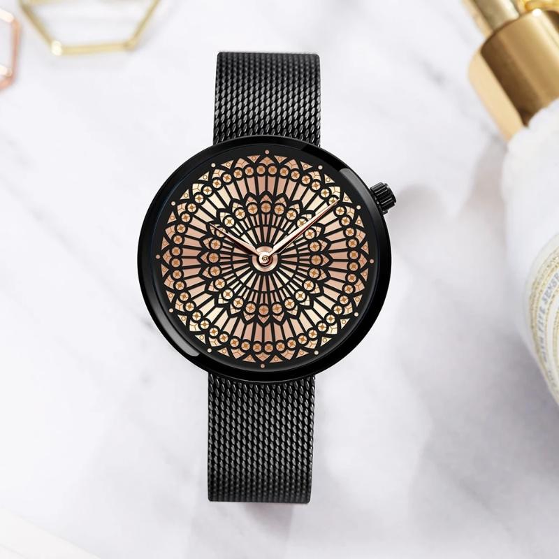 Rynx | Women's Full Steel Mesh Strap Waterproof Watch