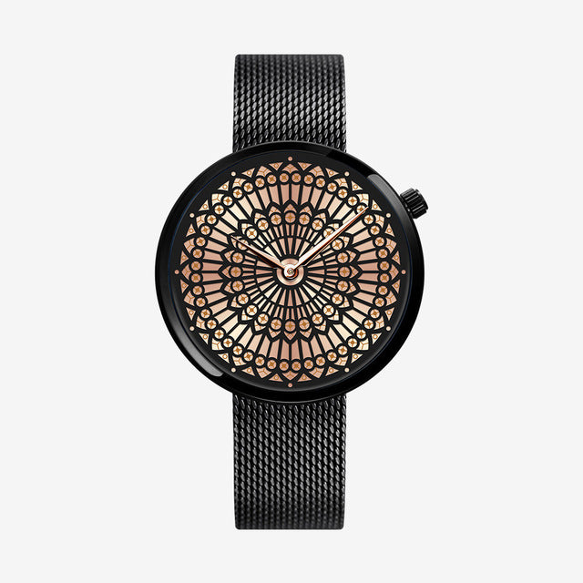 Rynx | Women's Full Steel Mesh Strap Waterproof Watch