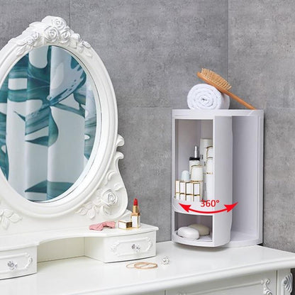RYNX | Bathroom 360 degree rotatable triangle shelf