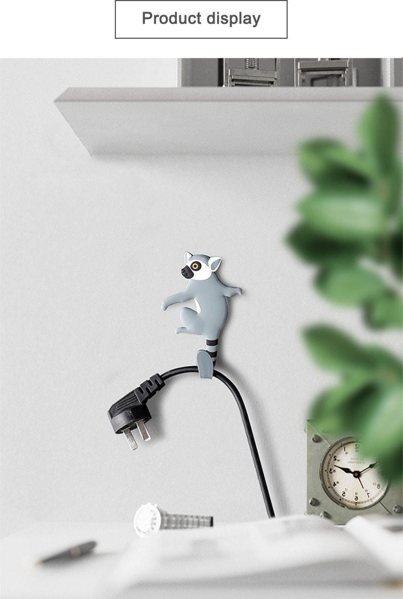 Rynx | HookyPets Adhesive Hooks in Animal Design | Versatile Wall & Refrigerator Hooks | Practical & Decorative