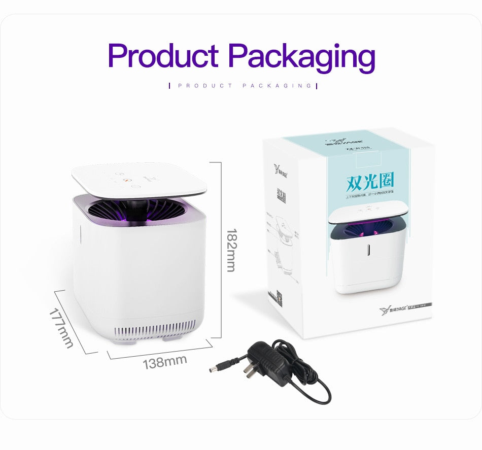 Rynx | InstaTrap LED Mosquito Killer Trap Lamp | Effective Against Insects | Quiet & Safe