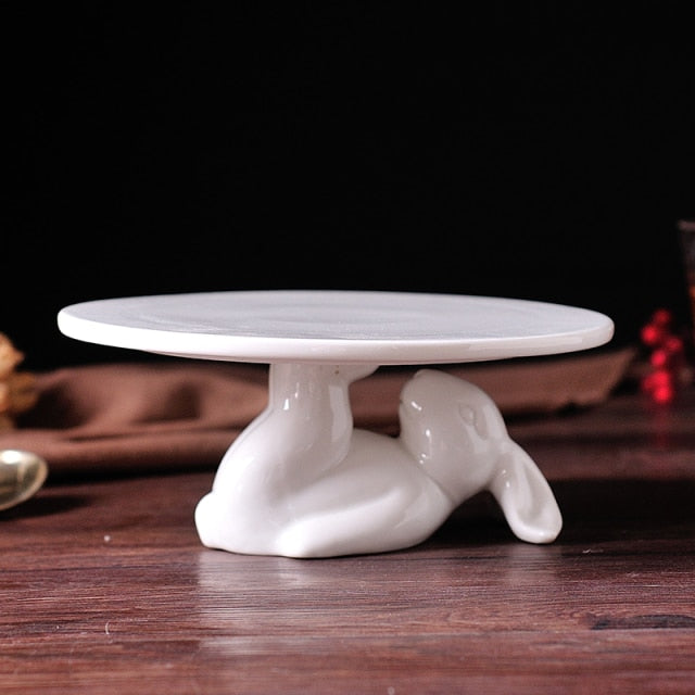 Rynx | Rabbit Ceramic Dessert Server Tray