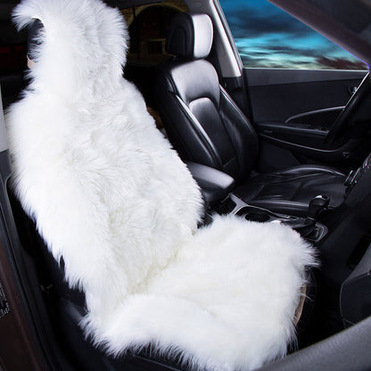 Rynx | Long Fake Fur Universal Artificial Car Seat Covers, Cute Plush