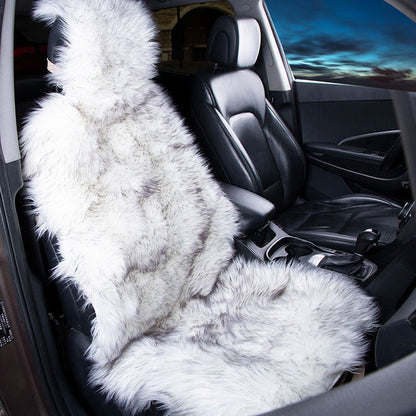 Rynx | Long Fake Fur Universal Artificial Car Seat Covers, Cute Plush