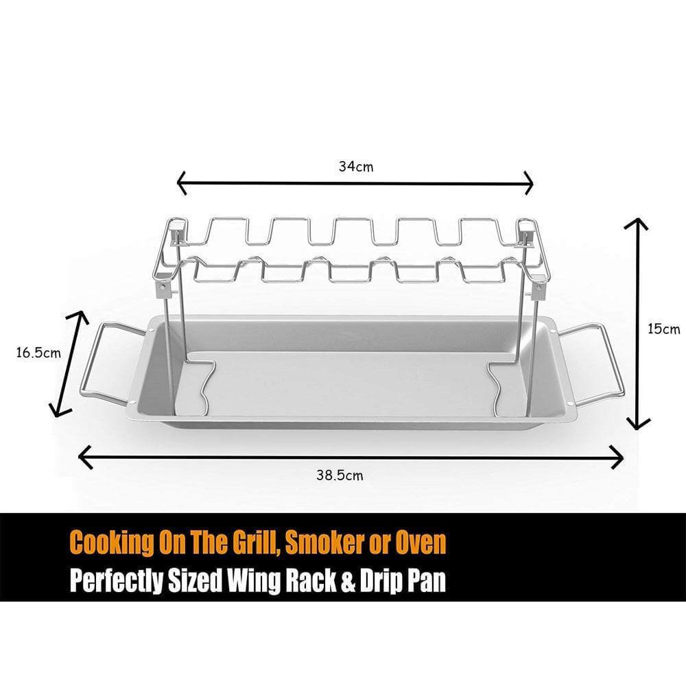 Rynx | Stainless Steel Chicken Wing Rack
