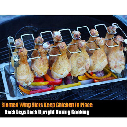 Rynx | Stainless Steel Chicken Wing Rack