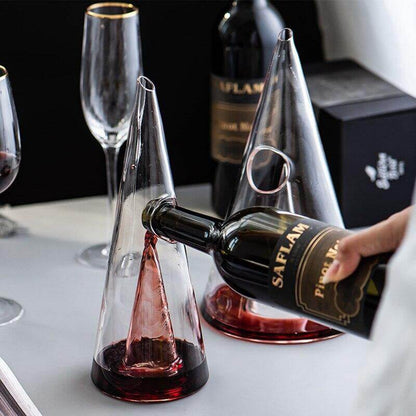 Rynx | Creative Pyramid Glass Wine Decanter