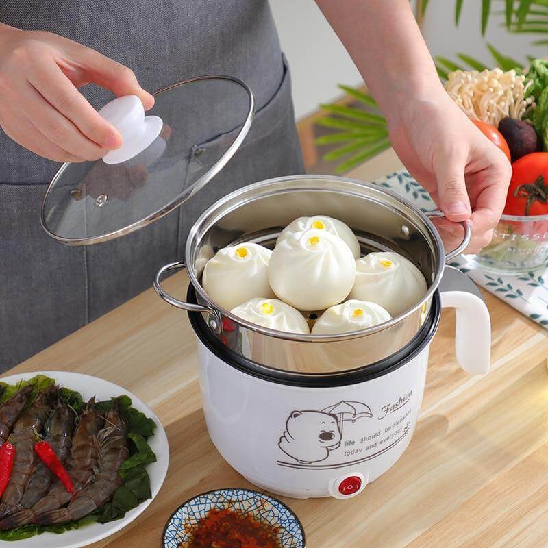 Rynx | Mini Electric Double Layer Hot Pot Rice Cooker
