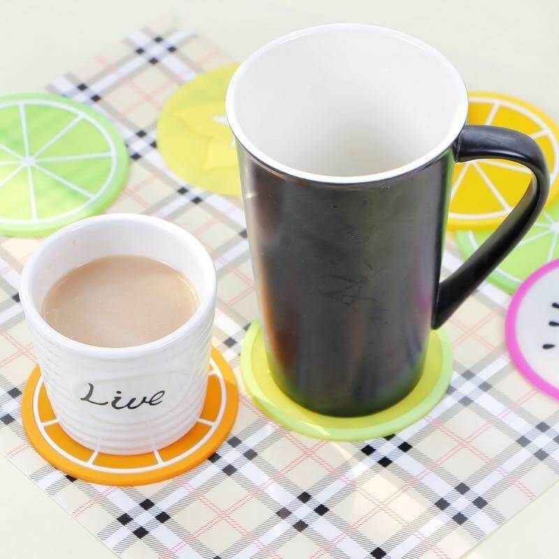 Rynx | 5pcs Silicon Custom Fruit Coasters