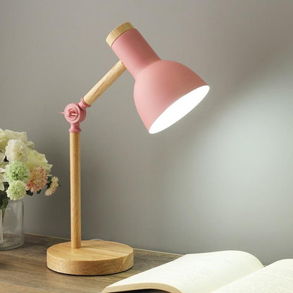 Rynx | LuminoShade - Modern Wood Desk Lamp in Scandinavian Style