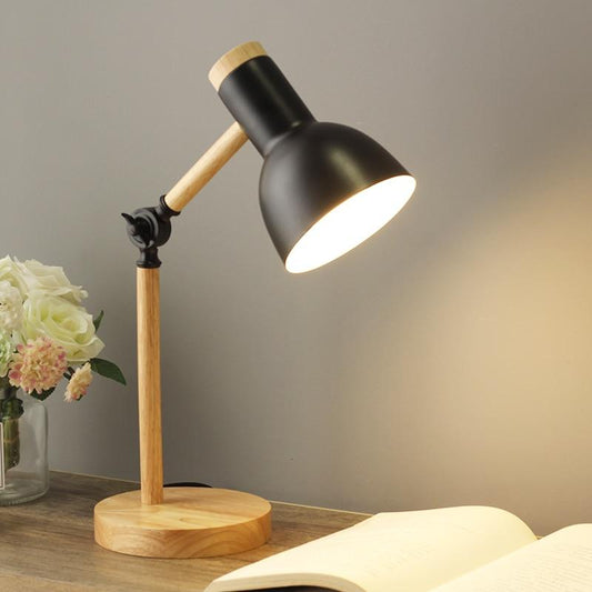 Rynx | LuminoShade - Modern Wood Desk Lamp in Scandinavian Style