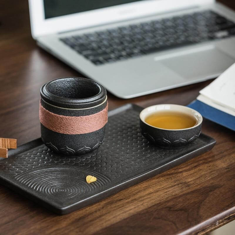 Rynx | Portable Chinese Kung Fu Ceramic Tea Mug