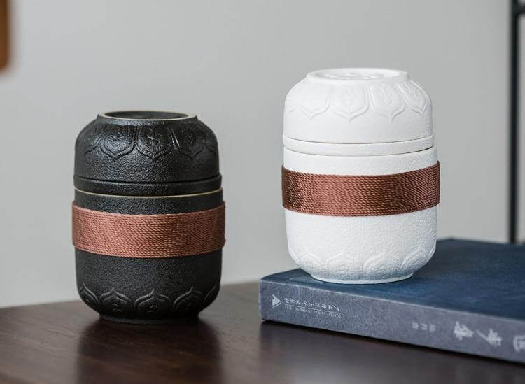 Rynx | Portable Chinese Kung Fu Ceramic Tea Mug