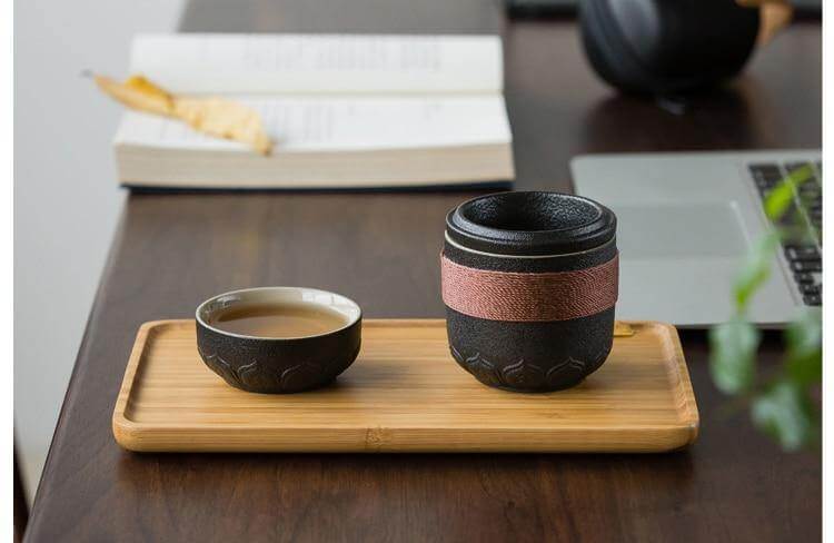 Rynx | Portable Chinese Kung Fu Ceramic Tea Mug