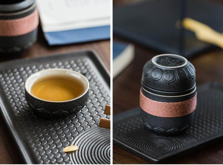 Rynx | Portable Chinese Kung Fu Ceramic Tea Mug