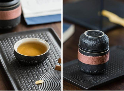 Rynx | Portable Chinese Kung Fu Ceramic Tea Mug
