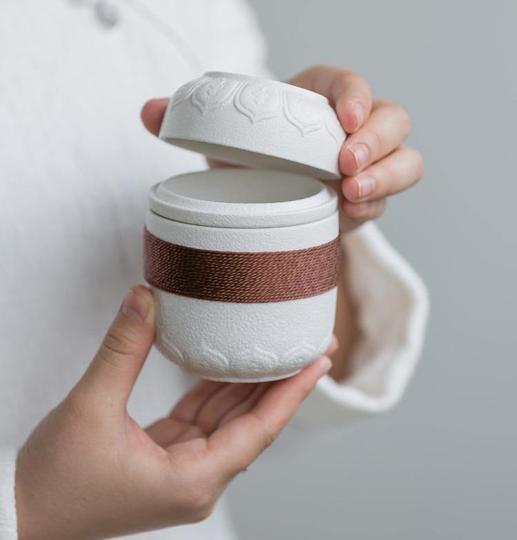 Rynx | Portable Chinese Kung Fu Ceramic Tea Mug