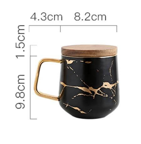 Rynx | Elegant Nordic Marble Ceramic Coffee Mugs