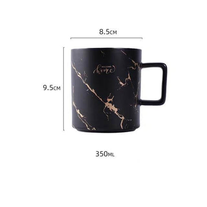 Rynx | Elegant Nordic Marble Ceramic Coffee Mugs