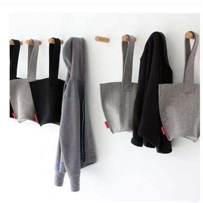 Rynx | HookMate Wall Hooks made of Wood | Space-saving | Minimalist Design | Sturdy Coat Rack | Decorative and Practical