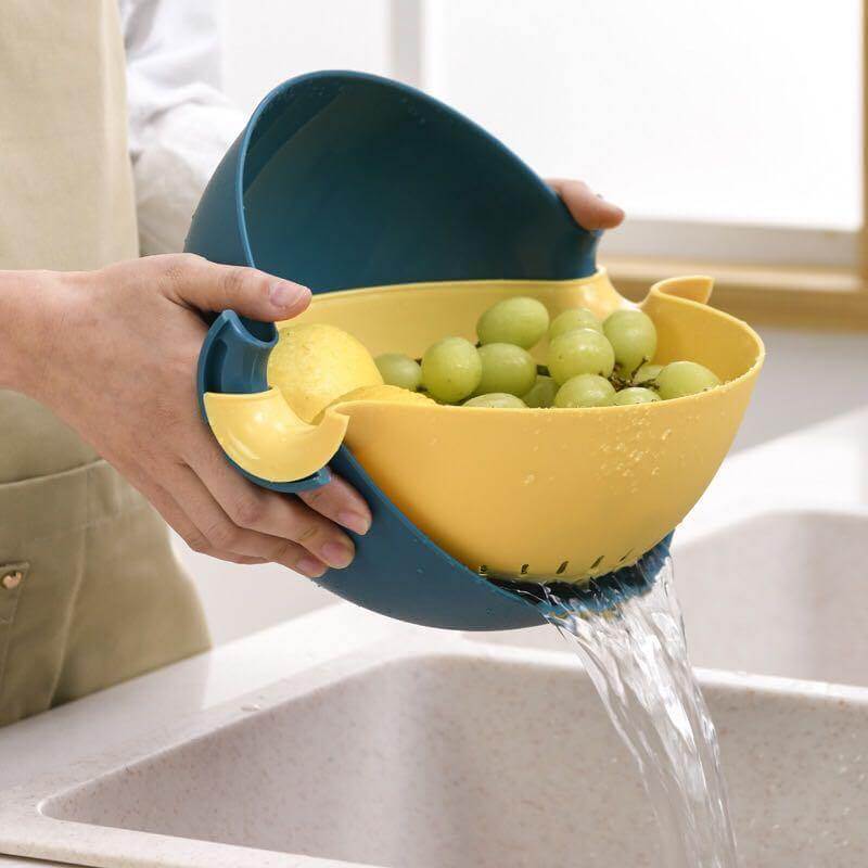 Rynx | Pastel Double Drain Basket Bowl
