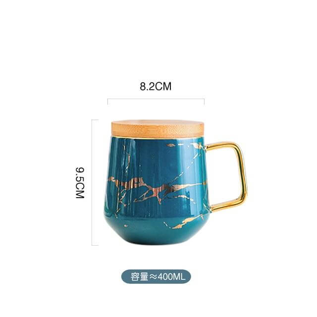 Rynx | Elegant Nordic Marble Ceramic Coffee Mugs