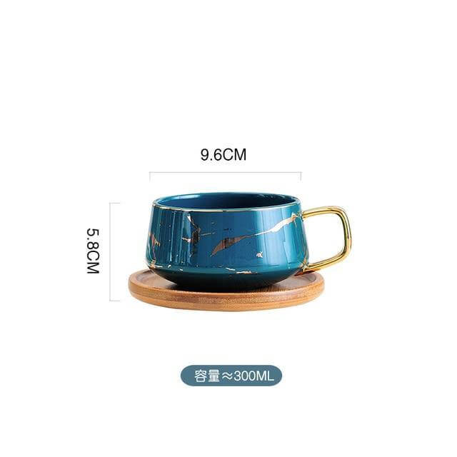 Rynx | Elegant Nordic Marble Ceramic Coffee Mugs