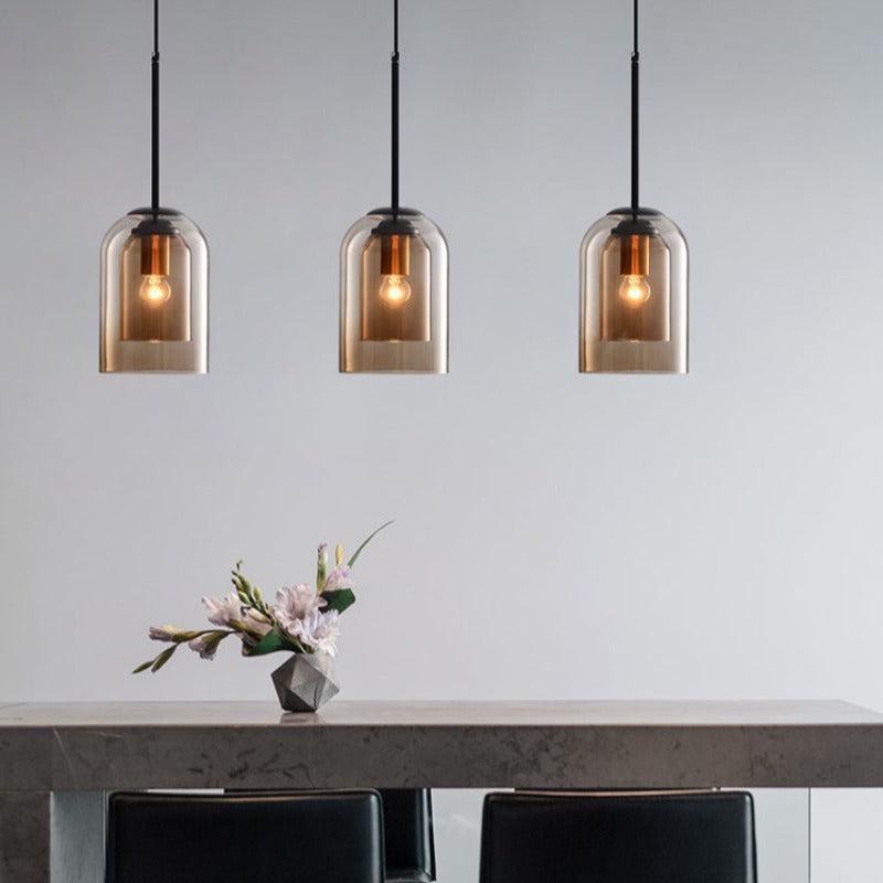 RYNX | Mid-Century Pendant With Double Glass