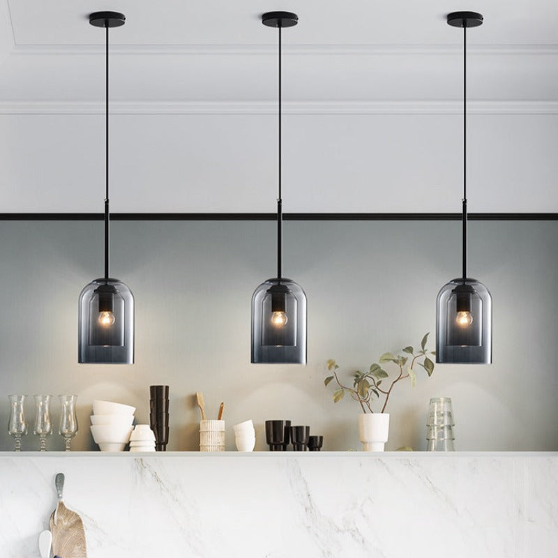 RYNX | Mid-Century Pendant With Double Glass