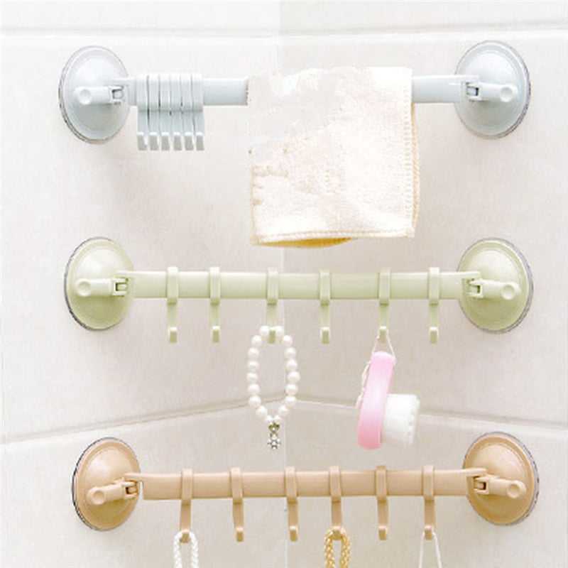Rynx | Adjustable Hook Double Suction Towel Rack
