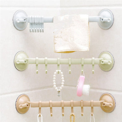 Rynx | Adjustable Hook Double Suction Towel Rack