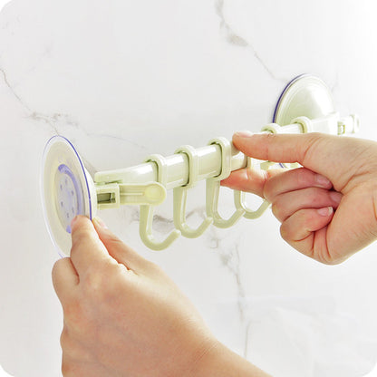 Rynx | Adjustable Hook Double Suction Towel Rack