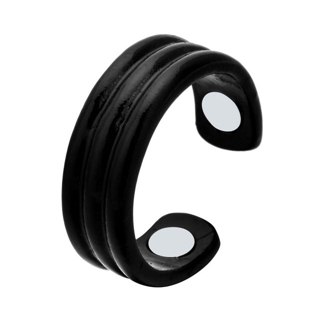 RYNX | Magnetic Therapy Ring Against Snoring Black