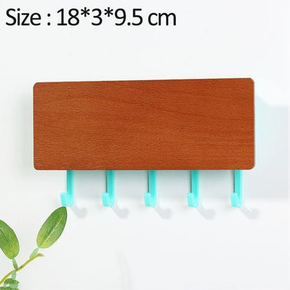 Rynx | KeyOrganize Wood Key Holder Wall Shelf | Multifunctional & Stylish | Wall Decor & Storage