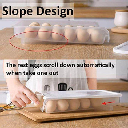 Rynx | Creative Auto Roll Egg Storage Box