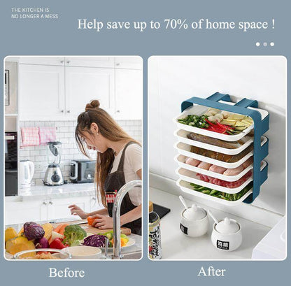 Rynx | Wall-Mounted Space Saving Kitchen Organizer