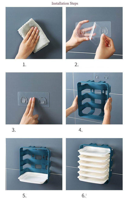 Rynx | Wall-Mounted Space Saving Kitchen Organizer
