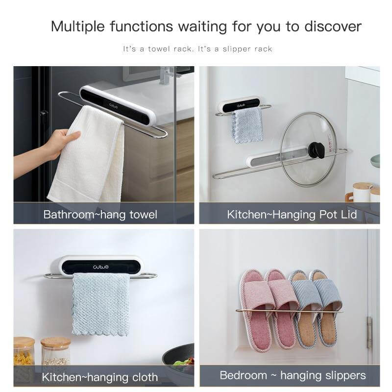 Rynx | Stainless Steel Wall-Mounted Foldable Towel Hanger