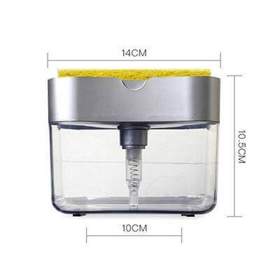 Rynx | Sink Mounted Soap Dispenser silver 2
