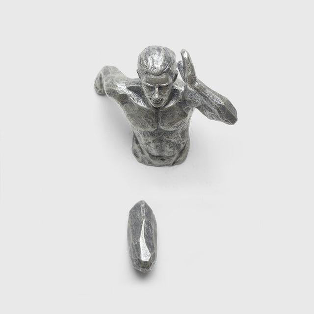 Rynx Industrial Running Man Wall Sculpture