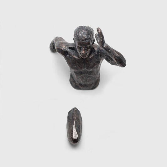 Rynx Industrial Running Man Wall Sculpture