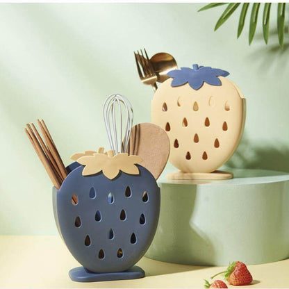 Rynx | 2PCS Cute Strawberry Cutlery Organizer Box